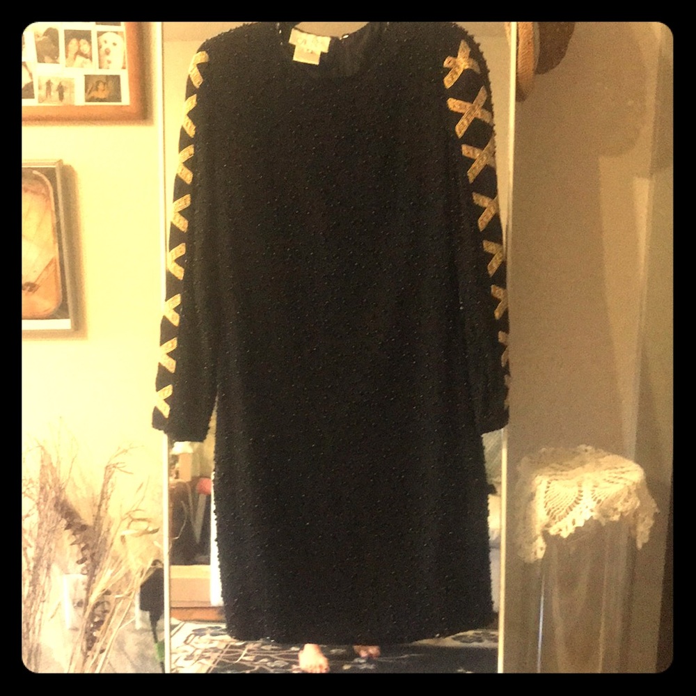 Cache beaded dress
